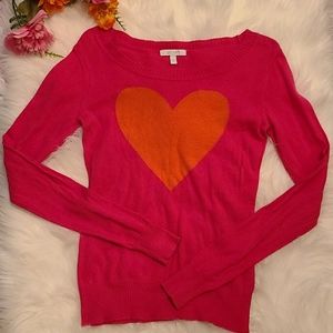Delia's heart sweater
